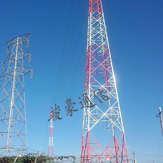 4腿鋼塔無線支撐無線電塔
